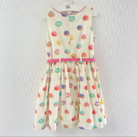 Girl’s French Macarons, Iced Gem Biscuits and Donuts Afternoon Tea Dress - Picture 2 of 12